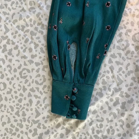 Free people- romper in green - Picture 7 of 10